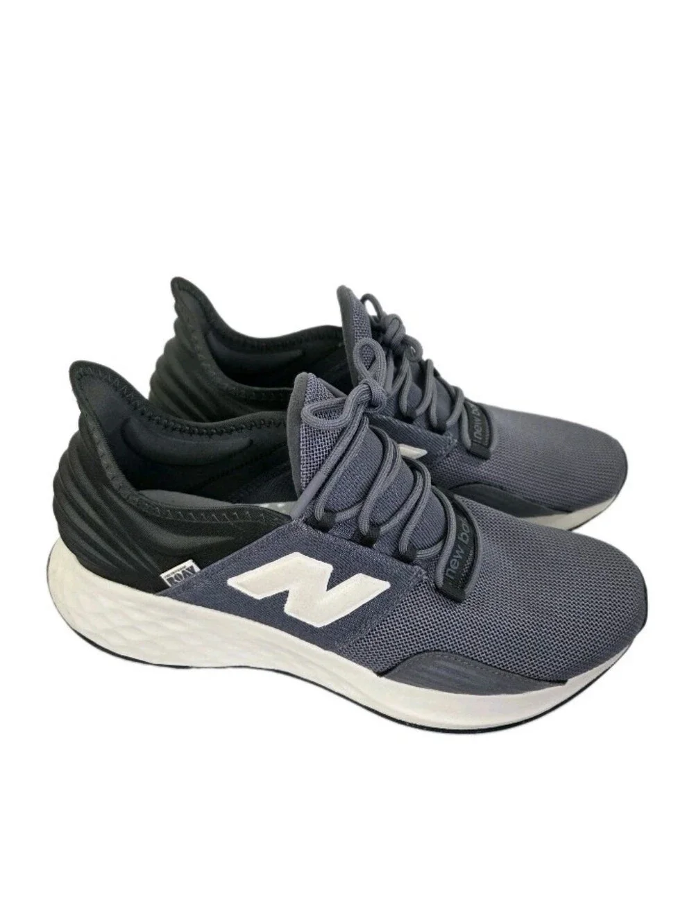 New Balance Fresh Foam ROAV Shoes Mens Size 11 Neptune Gray W Faded Black